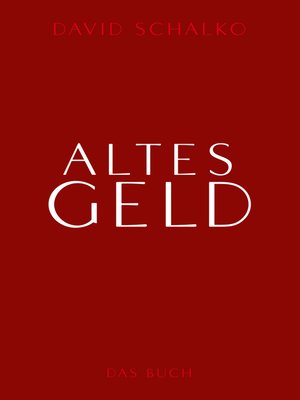 cover image of Altes Geld